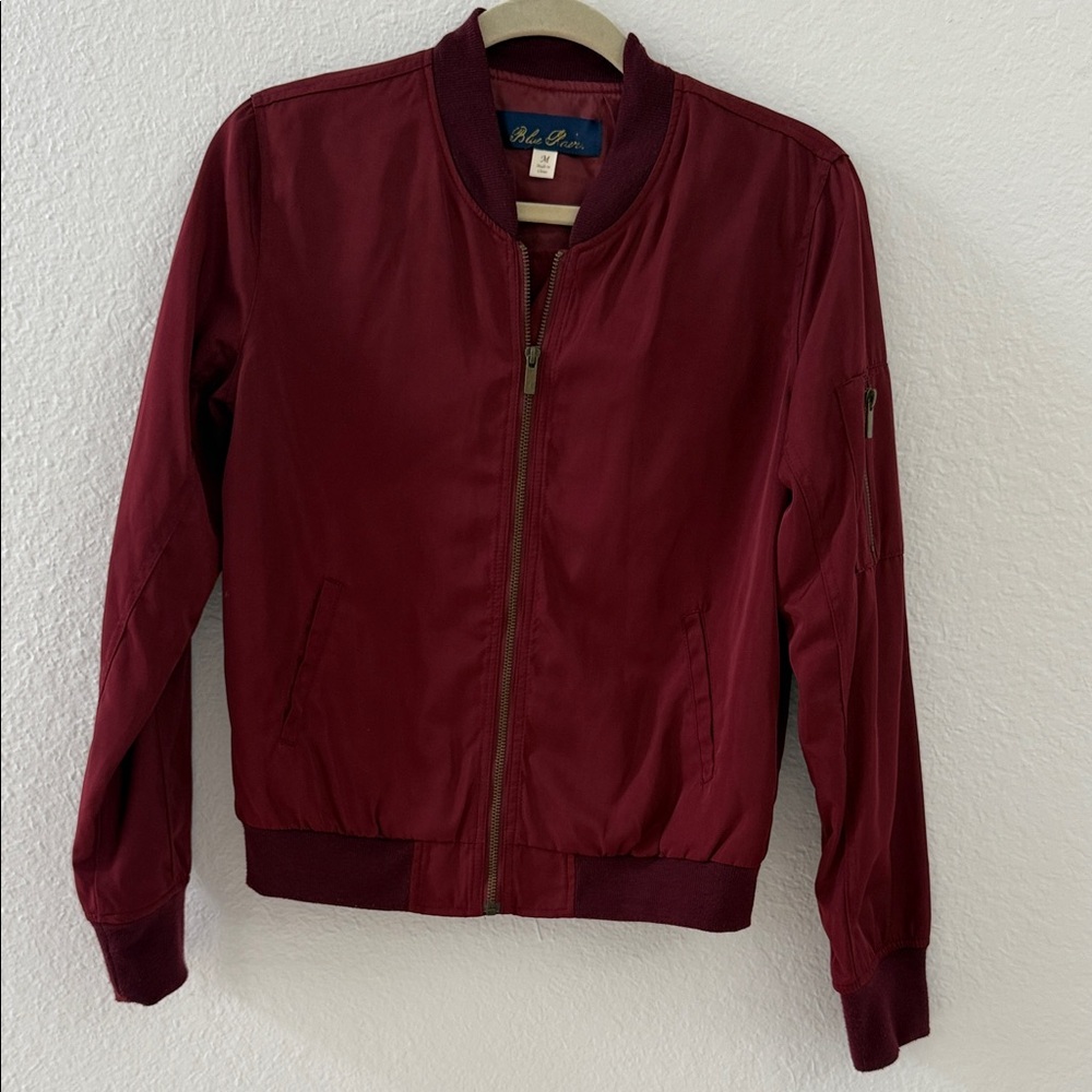 Blue Rain Maroon Jacket